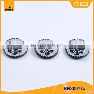 Custom Carving Natural Agoya Shell Button With Printing Flower BN80077 thumbnail-3