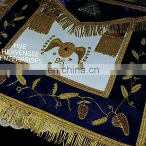 SCOTTISH RITE 95TH DEGREE APRON PURPLE HIGH QUALITY thumbnail-5