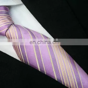 Fashion Design Mens Necktie Blue Stripe School Uniform Tie thumbnail-1
