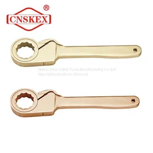 Anti Spark Hand Tools Beryllium Copper Aluminum Bronze Friction Ratchet Wrench Spanner thumbnail-1
