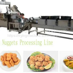 Low Price Fried Chicken Nuggets Production Line With High Efficiency thumbnail-1