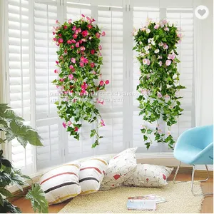 China Factory Cheap Artificial Flower Rattan for Home Decoration thumbnail-1
