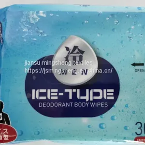 Portable Ice Cooling Adult Wet Wipes Alcohol-free Deodorant Body Wet Tissue thumbnail-1