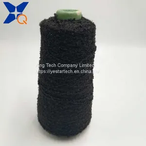 Black 300D Loop Yarn Pass Needle Detector Fancy Yarn Fashion Warmer Touchscreen Gloves in Winter thumbnail-1