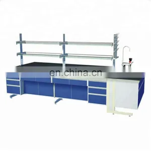 Guangzhou All Steel Laboratory Furniturechemistry Lab Work Tableschool Experimental Equipment Central Bench thumbnail-4