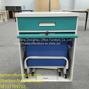 Folded Structure Shared Escort Bed Steel Frame and Sponge PU Surface thumbnail-5