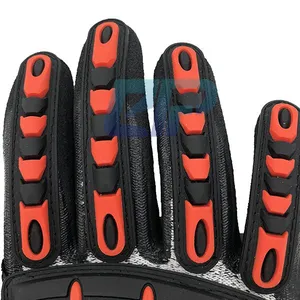 Superior Grip Cut Resistant Level 5 Protection Mechanic Impact Gloves For Car Tools Garden Construction thumbnail-4