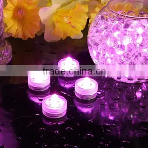 Wholesale LED Subenersible Waterproof Candle Tea Lights-Pink SNL068 thumbnail-3