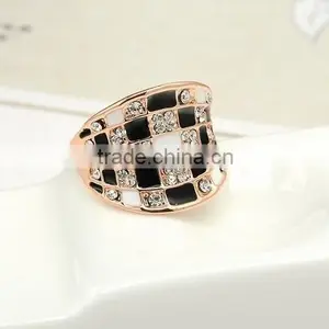 Newest Design Finger Ring Gold Plated Copper Ring Jewelry for Topaz Anillo Para Mujer Esposa Casadas En la Iglesia thumbnail-3