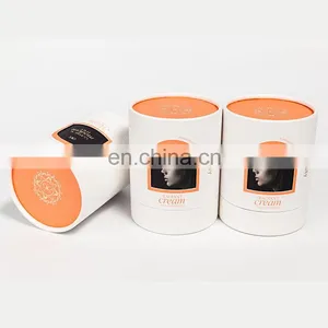 High Quality Cosmetics Packaging Customized Round Paper Tube Recyclable Box thumbnail-1
