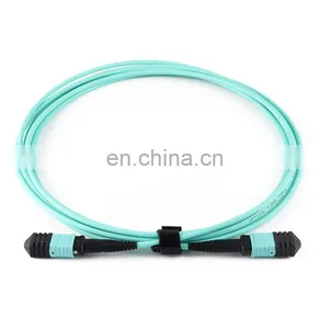 High Density Fiber Optic OM3 12 Core MPO Patch Cord 24 Core MPO Cable thumbnail-1