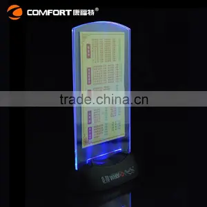 Illuminated Menu Holder Light up Table Tent thumbnail-2