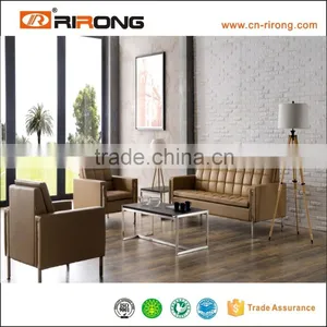 8035 Heated Office Design Leather Sectional Sofa thumbnail-2