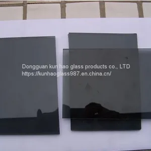 Kun Hao Professional Color Black Transparent Toughened Glass Decoration Processing thumbnail-2