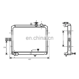 OEM 164100T041 Car Auto Radiator Escape 2015 Auto Radiator Pa66 Gf30 Wholesale in Stock Delivery thumbnail-2