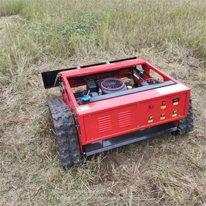 Remote Control Steep Slope Mower, China Remote Controlled Brush Cutter Price, Slope Mower for Sale thumbnail-3