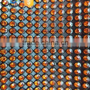 Orange Diamond Mesh Roll for Christmas Decoration thumbnail-1