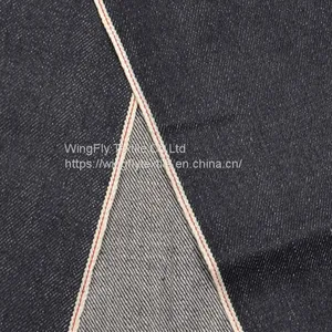 11.5oz Selvage Cotton Slub Denim Twill Fabric Selvedge Denim Jeans Manufacturer W284123 thumbnail-4