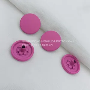 HLD Button Factory Wholesale 24L Colorful Dyed Spring Snap Button for Garment thumbnail-3