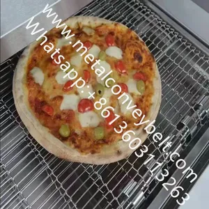 18 24 32 Inch Gas Stainless Steel Ladder Link Conveyor Belt Price for Pizza and Empanadas Oven thumbnail-1