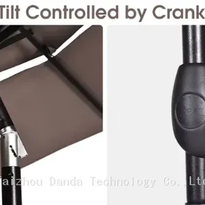 Steel New 3-layer Umbrella,with Tilt thumbnail-3