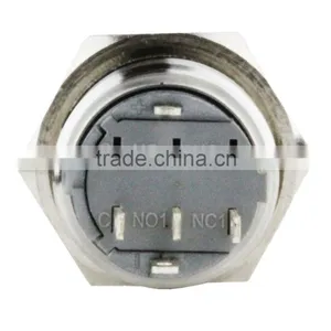 12v Latching Metal Pushbutton Switch Waterproof Ip65 thumbnail-4