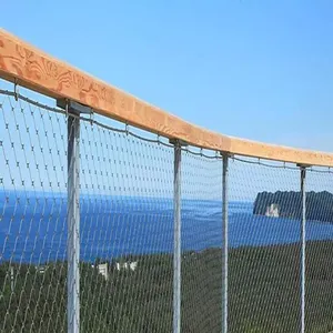 Durable Stainless Steel Wire Rope Bridge Protection Safety Net thumbnail-1