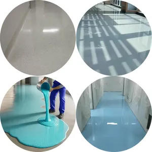 Make Your Floor Durable With Blue Kingfisher Epoxy Colored Sand Self-leveling Floor Paint Made in China thumbnail-3