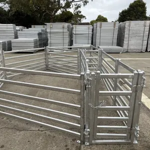 High Quality Sheep Panel Australia Galvanized Livestock Sheep Yard Panels and Goat Fence Panel for Sale thumbnail-1