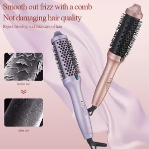 Curling Comb/roller Comb/electric Curling Comb/long and Short Hair Care Electric Heating Comb Fluffy Perm Curling Comb（Wechat:13510231336） thumbnail-4