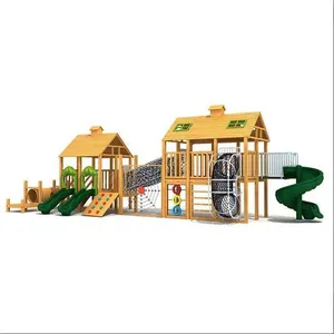Large Outdoor Slide for Kindergartens, Outdoor Wooden Combination for Children, Amusement Facilities for Communities and Parks, Xinshengmei thumbnail-5