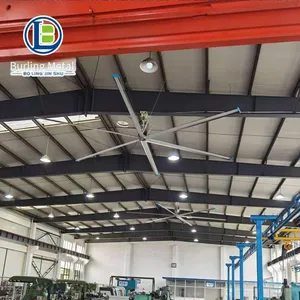 Chongqing Industrial Large Hanging Fan, Powerful Large Industrial Fan, 7.3 - Meter High - Power Permanent Magnet Hanging Fan, Produced and Installed by Bailing thumbnail-3