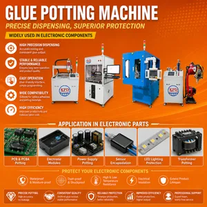 Two Part Potting Compound Gluing System Mixing and Dispensing Equipment for Heating / Cooling Systems thumbnail-4