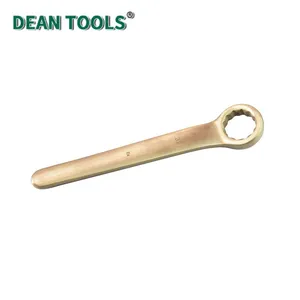 Non-Sparking 15° Single Box Wrench,12 Point Box Wrench,Beryllium Copper,15 Degree Spanner,Single-Headed Box Wrench thumbnail-1