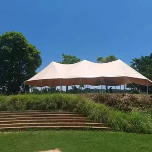 Factory Price PVC Coated Pole Tent Outdoor Camping Exhibition Tent thumbnail-3