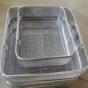Stainless Steel Mesh Basket 150 Micron Mesh Filter 304L Material 300mm Diameter Customizable thumbnail-4