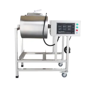 MO-QDMECH Food Grade Silicone Seal Vacuum Meat Marinating Machine RL050 Stainless Steel Tumbler Timer Control 35L-150L thumbnail-5