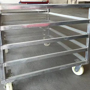 Stainless Steel Drying Rack Cart With Trays, Factory Direct Price, Technical Support, 30-Day Money Back thumbnail-1