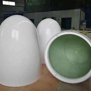 300 Heightened FRP Radome 1-4GHz GNSS Dome Antenna Cover Support Custom Logo Printing thumbnail-1