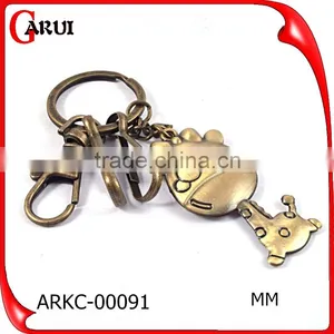 Cheap Metal Keychains Fashion Jewelry Cute Design Cartoon Keychains thumbnail-1