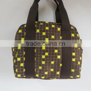 Casual Lattice Fabric Lady Handbag thumbnail-2