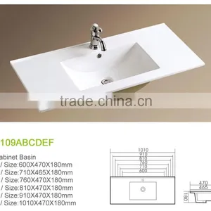 Countertop Bathroom Vanity Cabinet Wash Basins thumbnail-6