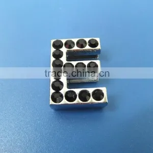 18mm Slide Letters With Black Rhinestone thumbnail-4