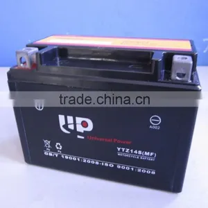 12V9.5Ah Motorcycle Battery YTZ14S Sealed Maintenance Free thumbnail-1