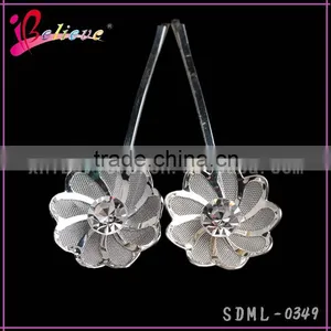Wholesale Metal Silver Flower Hair Pin,hot Selling Fancy Kids Hair Clip,hair Pins for Girls thumbnail-1