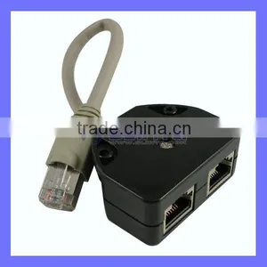 Computer 8P8C Cable Ethernet RJ45 Splitter thumbnail-1