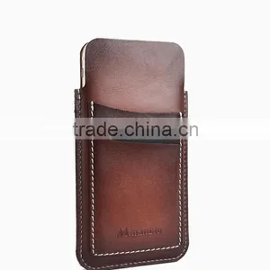 Fading Color Genuine Leather Mobile Phone Tube for IPhone 6/6plus for Women/Lady thumbnail-5
