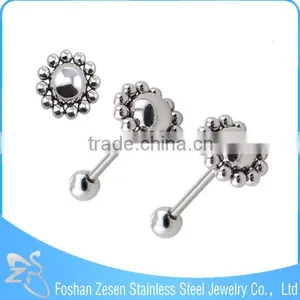 Factory Wholesale Body Piercing Free Sample Custom Different Shaped Tongue Ring thumbnail-2