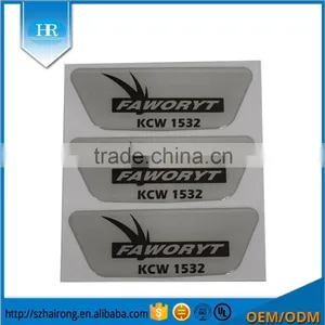 Customized Glossy Hot Stamping Brand Logo Synthetic Paper Covering Film Adhesive Stickers thumbnail-4