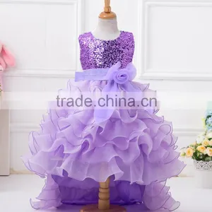 Mix Sizes and Styles Wedding Dresses Kids Girl Dress Soft Chiffon Flower Girl Pettiskirt Wedding Wholesale Dress thumbnail-3